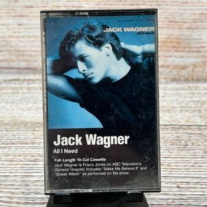 Jack Wagner All I Need Cassette Tape W4-25214‎ Qwest Records 1984 Pop Rock